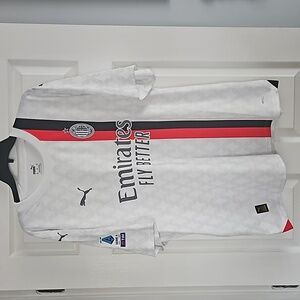 Puma AC Milan Pulisic 11 jersey, white, size XXL